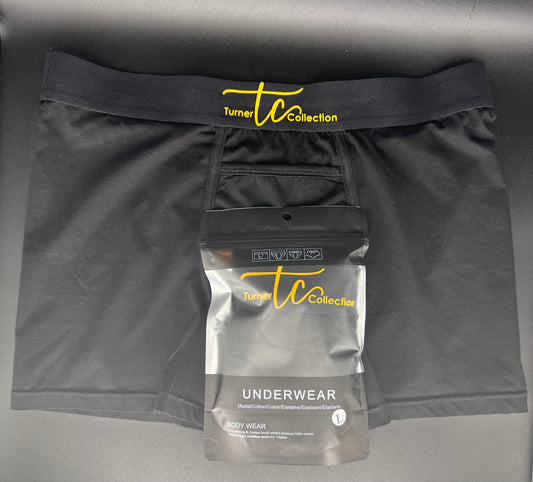 TC3001 Black and  Gold Underwear